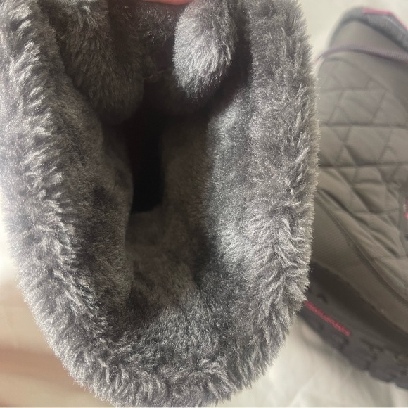Columbia Minx Mid II Snow BootsGirls Gray Insulated Waterproof Size US 5 - Picture 10 of 12